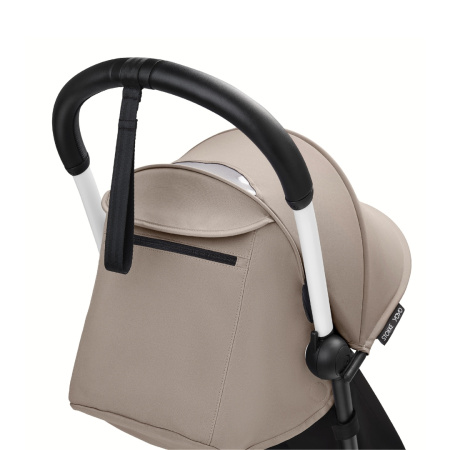 Stokke YOYO3 White Taupe белая рама и бежевый прогулочный блок