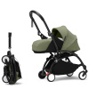 Stokke YOYO3 коляска универсальная 2в1 с мягкой люлькой Black/Olive
