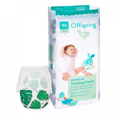 Offspring трусики-подгузники, M 6-11 кг. 42 шт. - Тропики