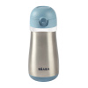 Beaba Поильник термос GOURDE INOX + ANSE 350ML - WINDY BLUE