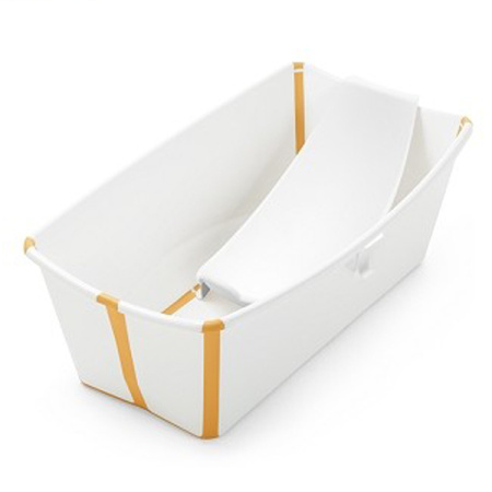 Stokke Складная ванночка + поддержка Flexi Bath Bundle - White Yellow