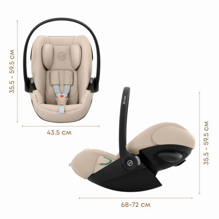 Cybex Cloud G3 i-Size Plus — автокресло с рождения