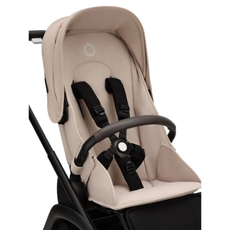 Bugaboo Коляска универсальная 2в1 Dragonfly BLACK/DESERT TAUPE-DESERT TAUPE
