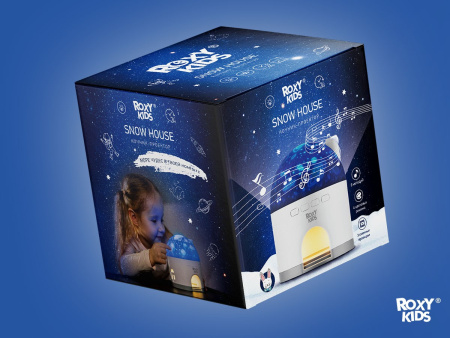 Roxy Kids Ночник-проектор Снежный домик