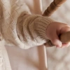 Loomknits Комбинезон детский из шерсти мериноса Кремовый 