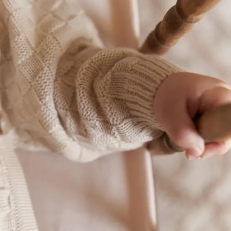 Loomknits Комбинезон детский из шерсти мериноса Кремовый 