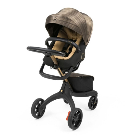 Stokke Коляска Xplory X с прогулочным блоком - Gold Black