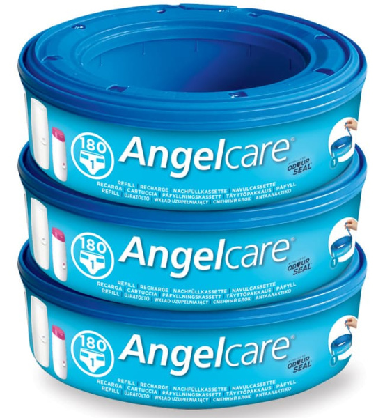 Angelcare Комплект из 3-х кассет к накопителю для использованных подгузников