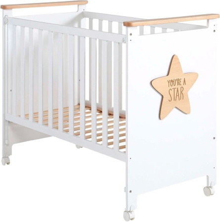 Micuna Кроватка BABY STAR 120*61 (Micuna Кроватка BABY STAR 120*61 -  WHITE/WATERWOOD)