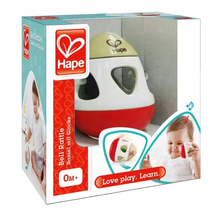 Hape Игрушка для малышей погремушка/неваляшка/бумеранг Звон колокольчика