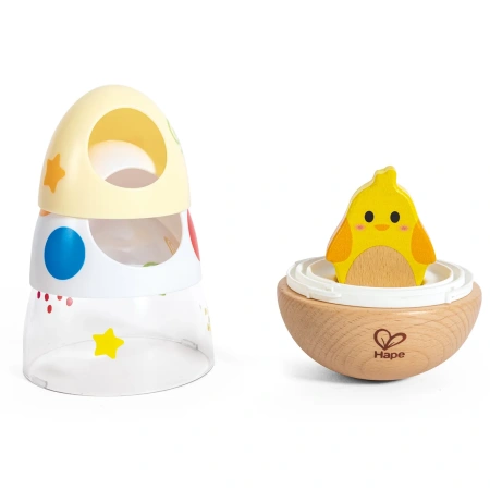 Hape Игрушка Неваляшка домик для цыпленка