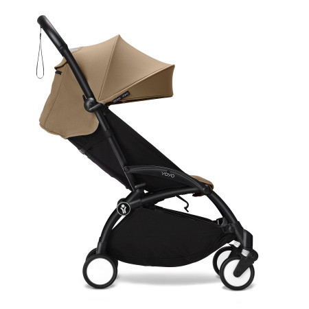 Stokke YOYO3 коляска универсальная 2в1 с мягкой люлькой Black/Toffee