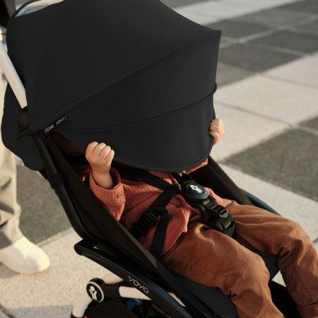 Stokke YOYO3 White Black белая рама и чёрный прогулочный блок