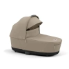 Cybex Детская коляска Priam IV Chrome Brown 2 в 1 Cozy Beige + спальный блок Lux Carry Cot