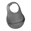 Beaba Детский нагрудник силиконовый BAVOIR SILICONE - MINERAL