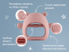 Roxy Kids Силиконовый прорезыватель на руку Мишка - Розовый