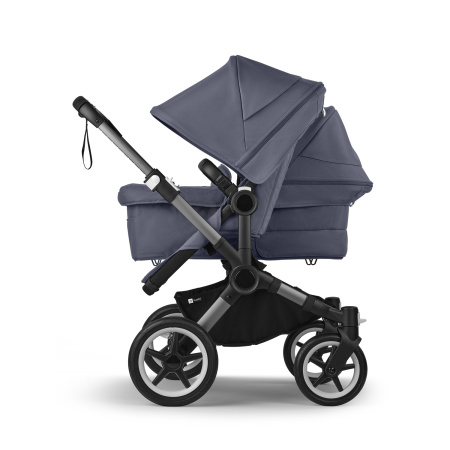 Bugaboo Коляска для погодок Donkey 5 Duo, GRAPHITE/STORMY BLUE-STORMY BLUE