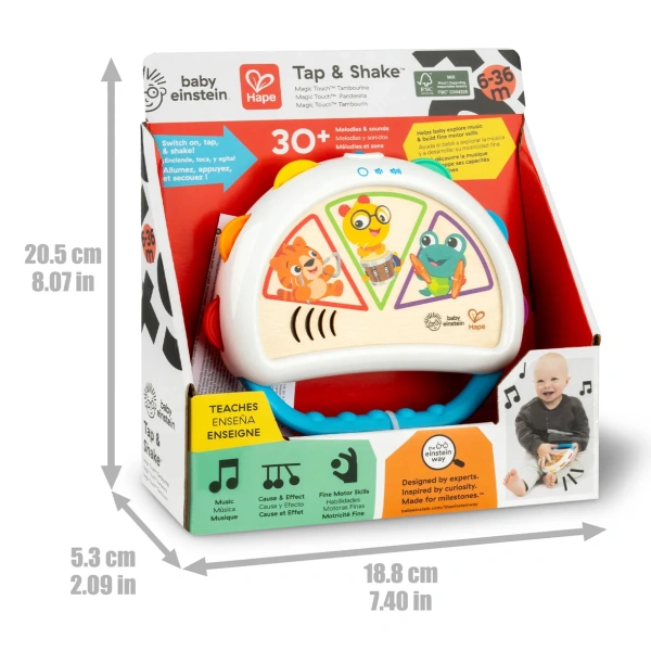 Hape Игрушка музыкальная “Бубен”