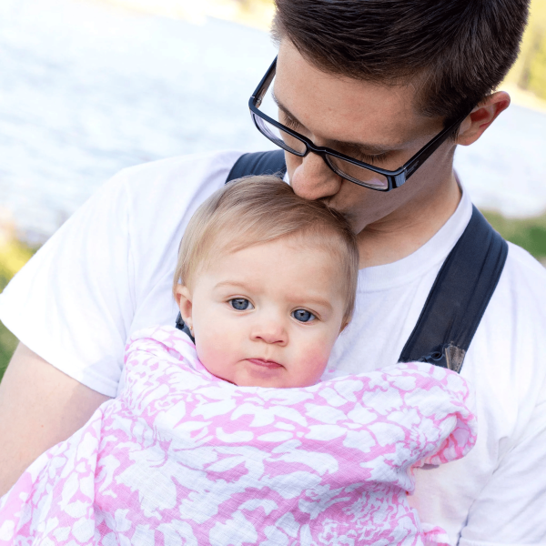 SwaddleDesigns Набор пеленок маркизет SwaddleLite - Chevron, Cute + Calm, Lush, Lavender