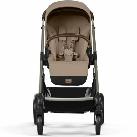 Cybex Детская коляска Balios S Lux TPE 2-в-1 c дождевиками Almond Beige