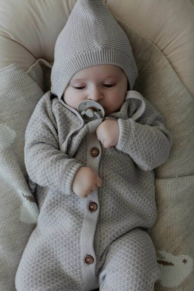 Loomknits Шапка детская Elf Светло-серый 