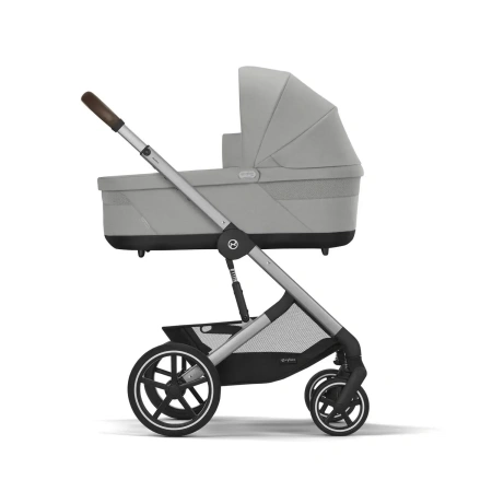 Cybex Детская коляска Balios S Lux SLV 3-в-1 c дождевиками Stone Grey