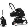 Stokke YOYO3 коляска универсальная 2в1 с мягкой люлькой Black/Black