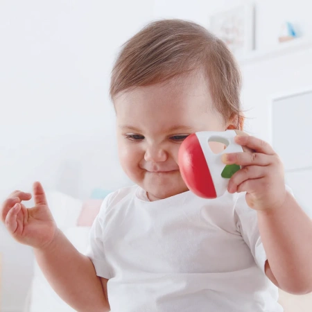 Hape Игрушка для малышей погремушка/неваляшка/бумеранг Звон колокольчика