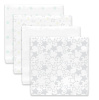 SwaddleDesigns Набор пеленок муслин 4 шт. - Goodnight Starshine, Sterling
