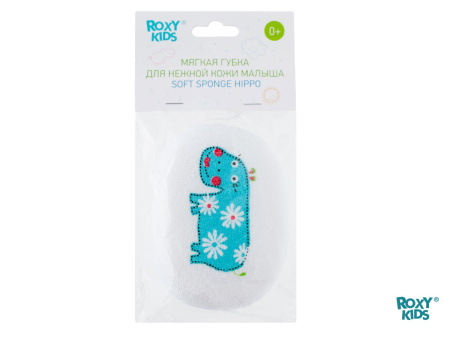 Roxy Kids Губка для купания с хлопковым покрытием
