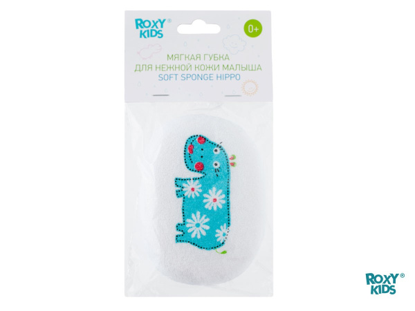 Roxy Kids Губка для купания с хлопковым покрытием