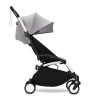 Stokke YOYO3 White Stone белая рама и серый прогулочный блок