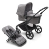 Bugaboo Коляска универсальная 2в1 Fox 5 complete - BLACK/GREY MELANGE-GREY MELANGE