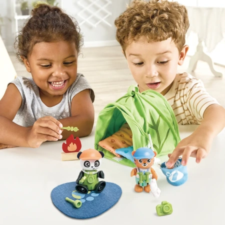 Hape Игровой набор Мини-дом: Эко-кемпинг