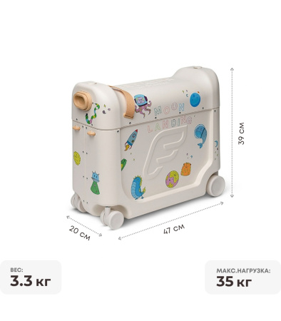 JetKids BedBox — детский чемодан для самолёта