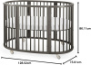 Stokke Кроватка большая SLEEPI GREY