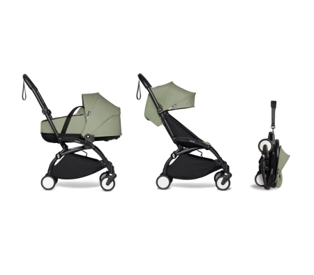 Коляска 2в1 BABYZEN YOYO² с каркасной люлькой Olive/Black