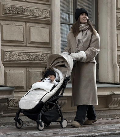 Чехол на ножки в коляску Stokke® YOYO³ footmuff, Bonpoint Beige ex