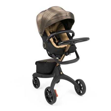 Stokke Коляска Xplory X с прогулочным блоком - Gold Black