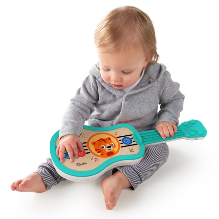 Hape Музыкальная игрушка "Гавайская гитара", сенсорная, голубая