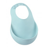 Beaba Детский нагрудник силиконовый BAVOIR SILICONE - AIRY GREEN