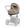 Cybex Детская коляска Priam IV Rosegold 2 в 1 Cozy Beige + спальный блок Lux Carry Cot