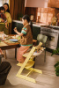 Оригинальный комплект Stokke Tripp Trapp Lemon Yellow с Baby Set 2 и подушкой Lemon Daze