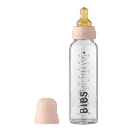 BIBS Бутылочка для кормления в наборе без бампера 225 мл. - Blush