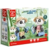 Hape Игровой набор Мини дом: Дружная семья панд Сэм и Пэм, 9 предметов