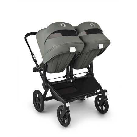 Bugaboo Коляска для двойни Donkey 5 Twin, BLACK/FOREST GREEN-FOREST GREEN