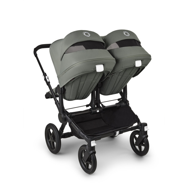 Bugaboo Коляска для двойни Donkey 5 Twin, BLACK/FOREST GREEN-FOREST GREEN