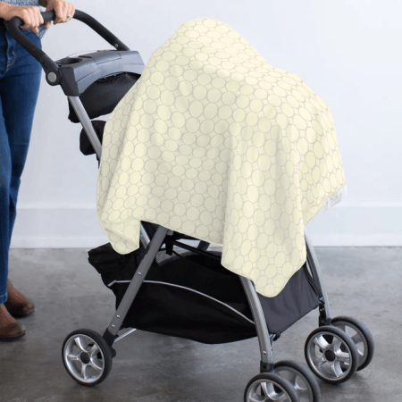 SwaddleDesigns Набор пеленок SwaddleDuo - Sterling Mod Circles on Soft Yellow Banana & Yellow Med