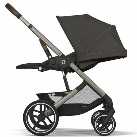 Cybex Детская коляска Balios S Lux TPE 2-в-1 c дождевиками Chocolate Brown