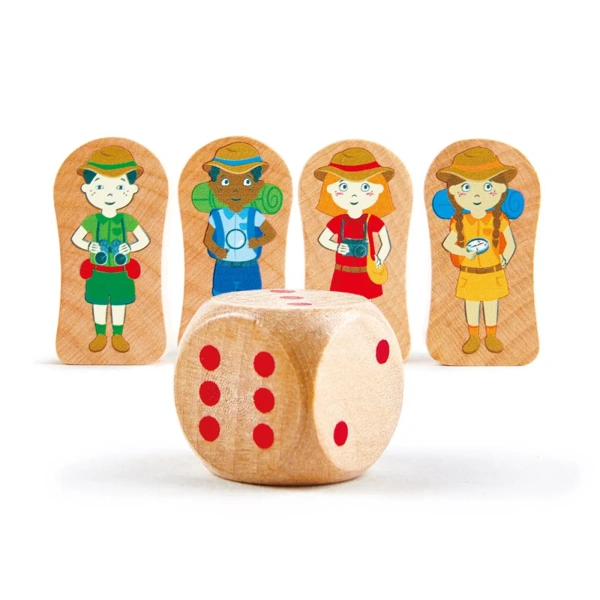Hape Пазл "Карта мира" 2в1, игра-бродилка